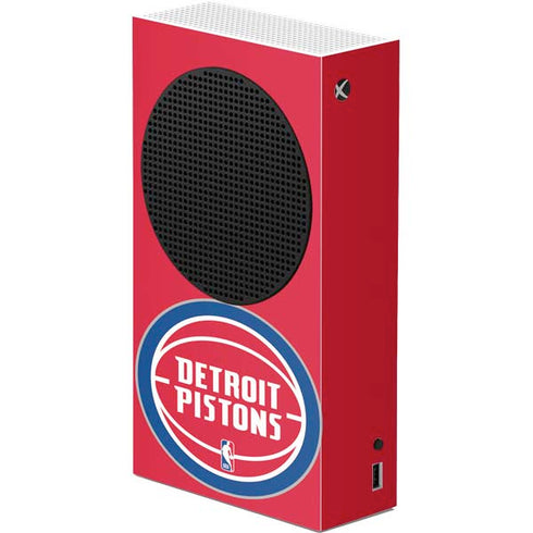 NBA Detroit Pistons Large Logo Xbox Series S Console Skin